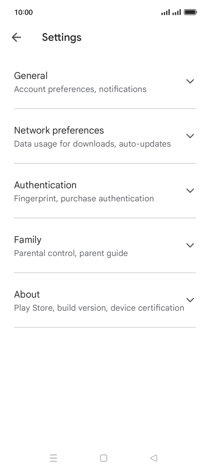 Press Network preferences.