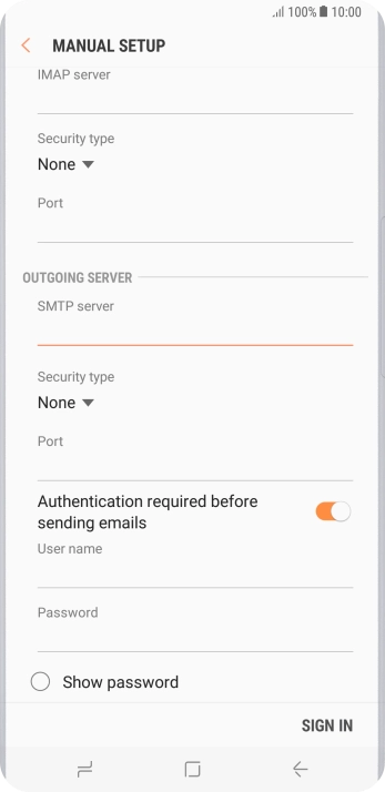 Press the drop down list below 