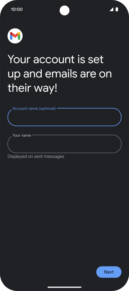 Press the field below 