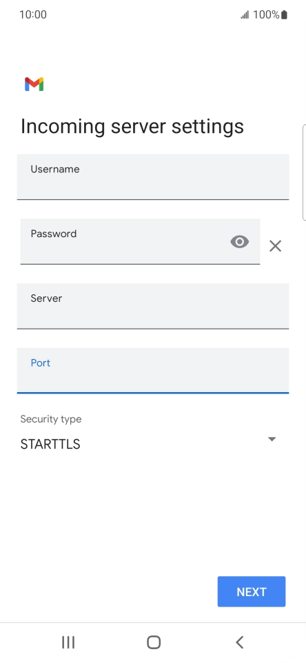Press the drop down list below 