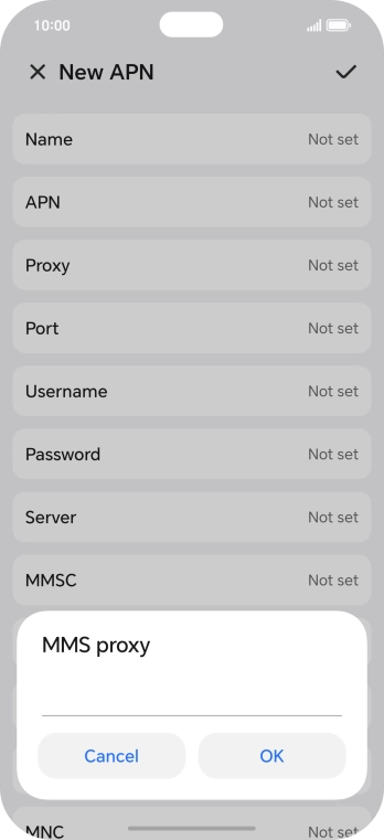 Key in 149.254.201.135 and press OK.