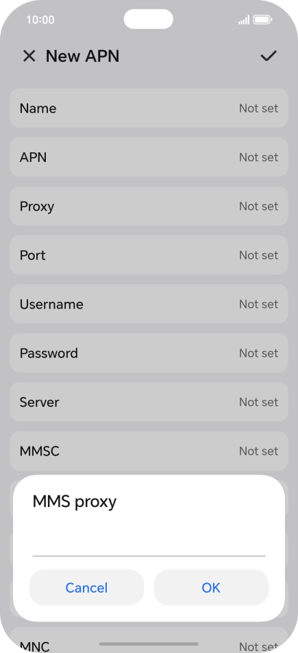 Key in 149.254.201.135 and press OK.