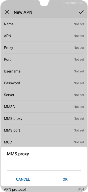 Key in 149.254.201.135 and press OK.