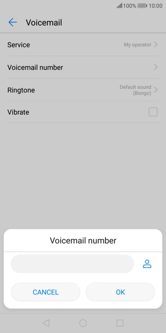 Key in +447953222222 and press OK.