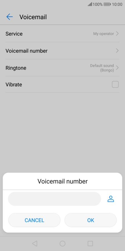 Key in +447953222222 and press OK.