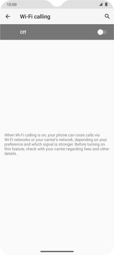 Press the indicator to turn the function on or off.