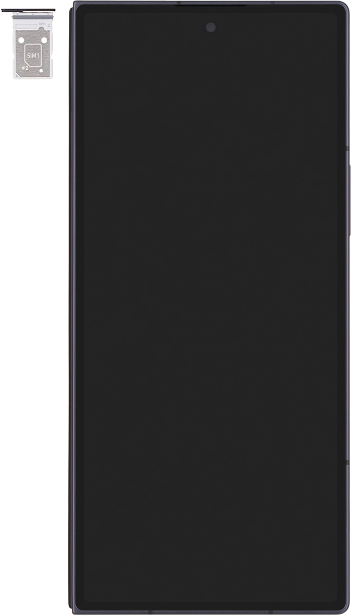 Turn your SIM as illustrated in the first SIM holder and place it in the SIM holder.