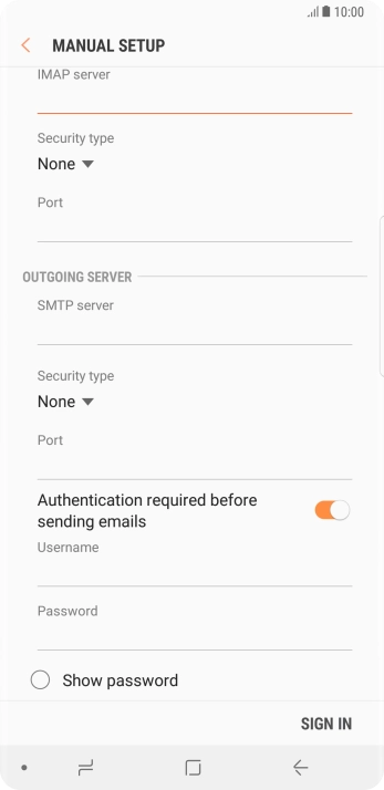 Press the drop down list below 