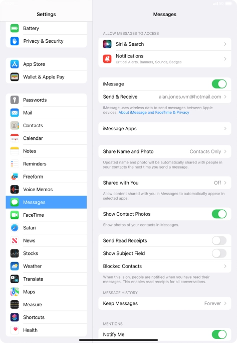 Slide your finger upwards starting from the bottom of the screen to return to the home screen.