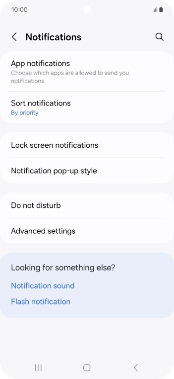 Press App notifications.