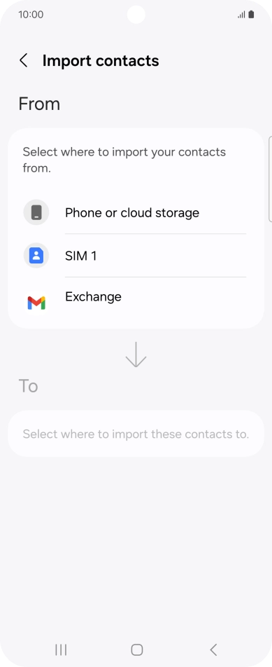 Press the name of the SIM.