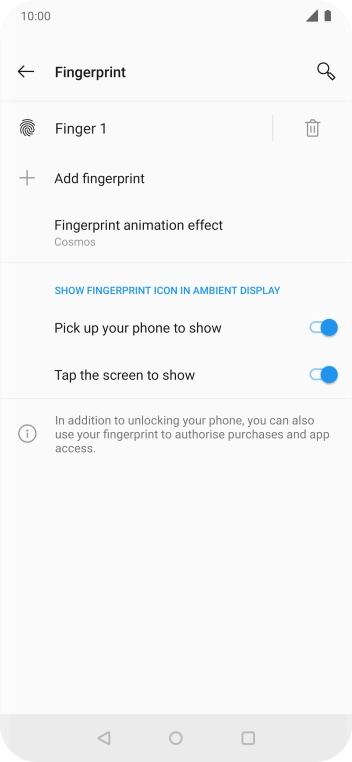 Press the Return key.