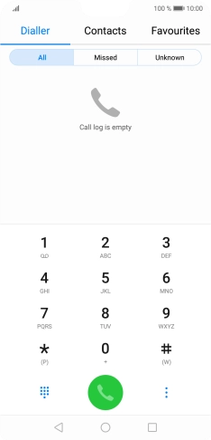 Press the menu icon.