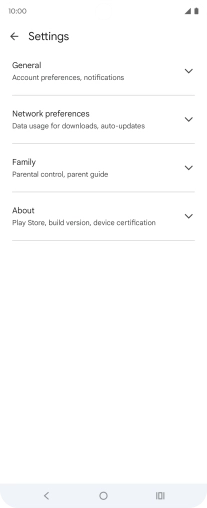 Press Network preferences.