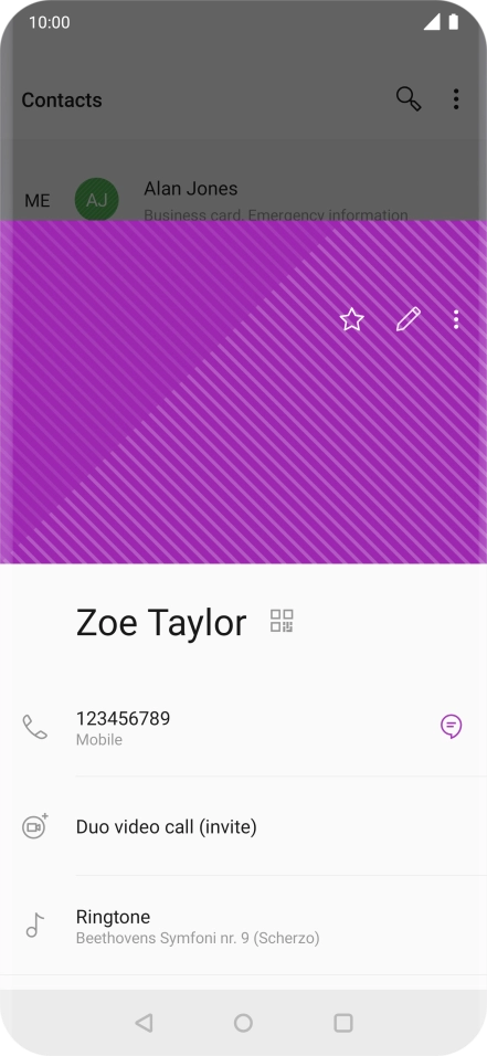 Press the Home key to return to the home screen.