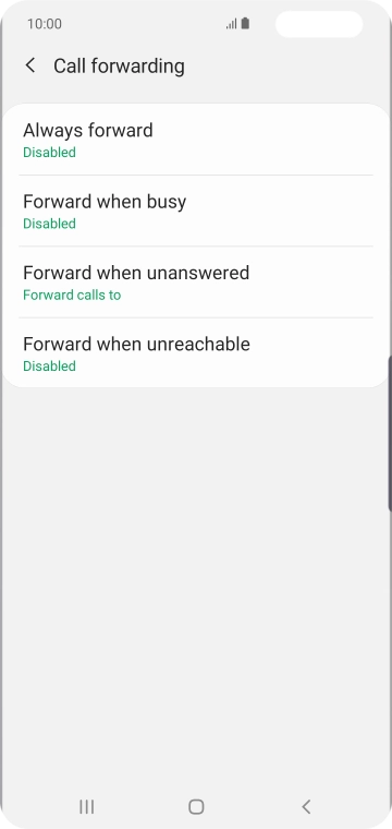 Press the Home key to return to the home screen.