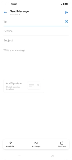 Press the field next to 