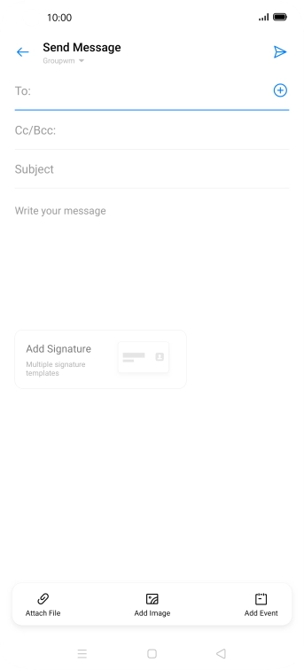 Press the field next to 