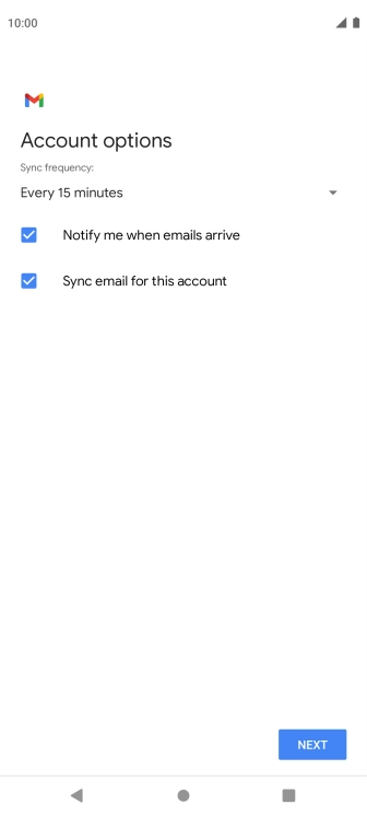 Press the drop down list below 