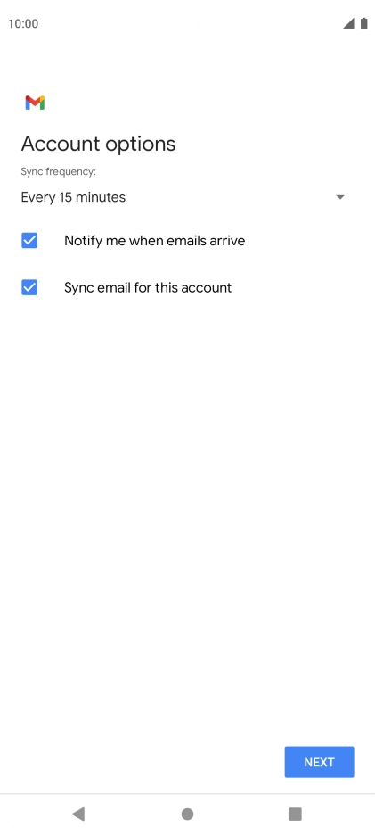 Press the drop down list below 