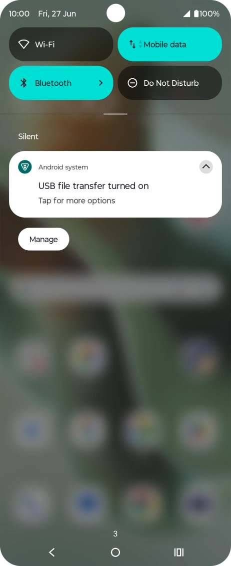 Press Tap for more options.