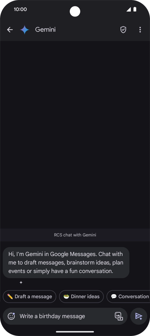 Write or say in your own words which topic you would like to use.