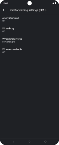 Press the Home key to return to the home screen.