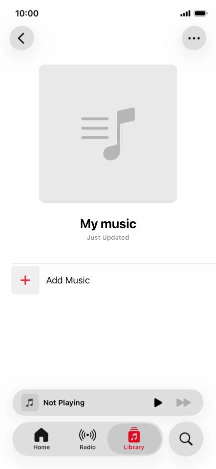 Press Add Music.