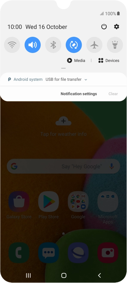 Press Android system.
