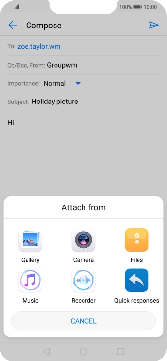 Press Files and go to the required folder.