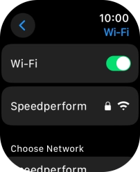 Press the Digital Crown to return to the home screen.
