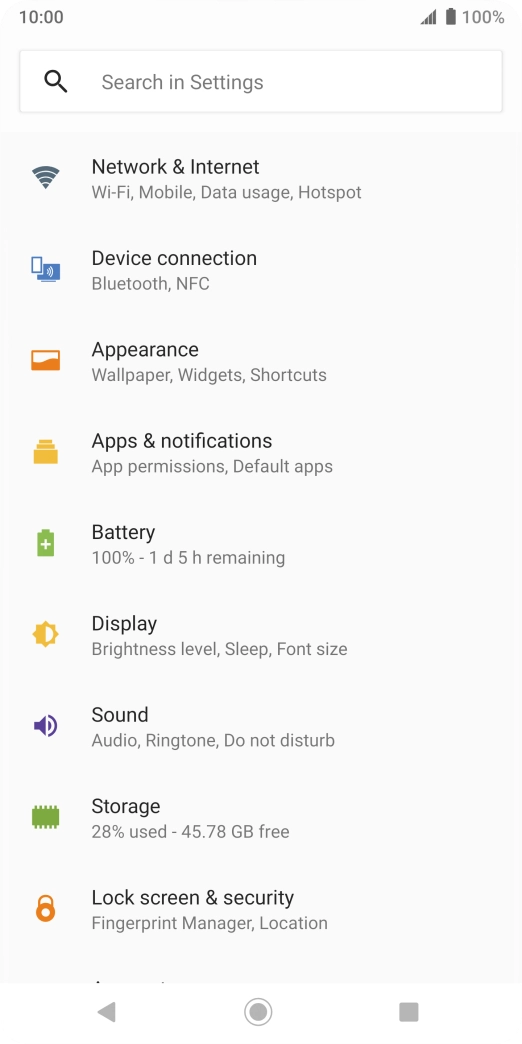 Press Apps & notifications.