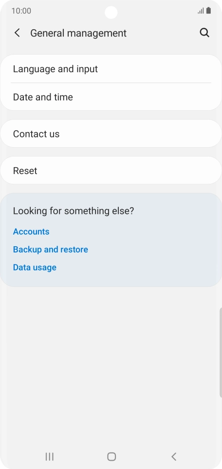 Press Date and time.