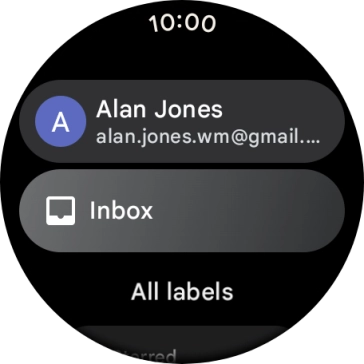 Press the required inbox.
