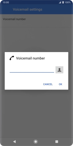 Key in +447953222222 and press OK.