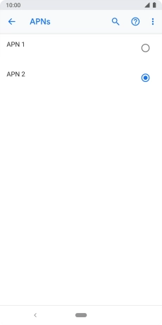 Press the Home key to return to the home screen.