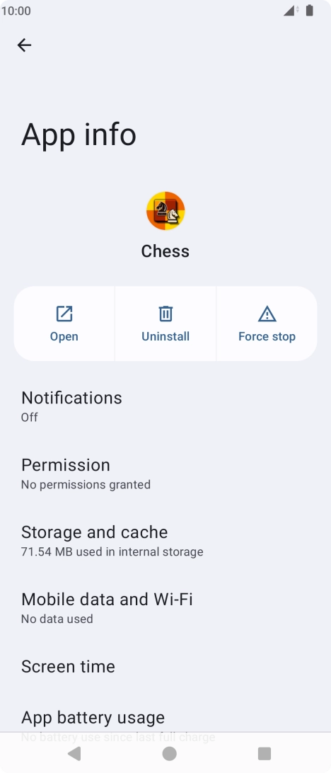 Press Storage and cache.