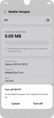 Press the Home key to return to the home screen.