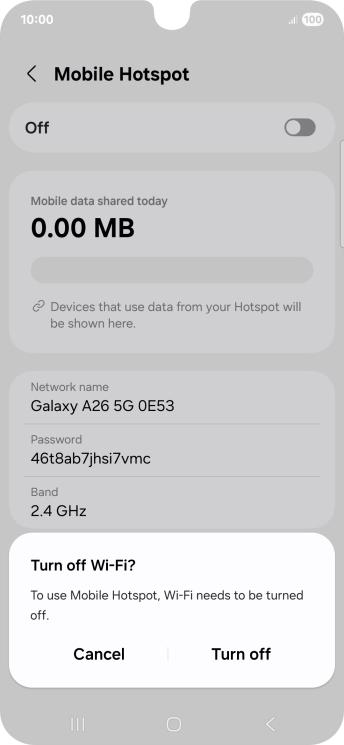 Press the Home key to return to the home screen.