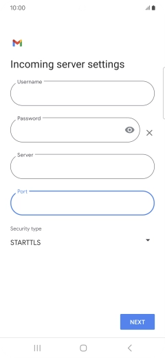 Press the drop down list below 