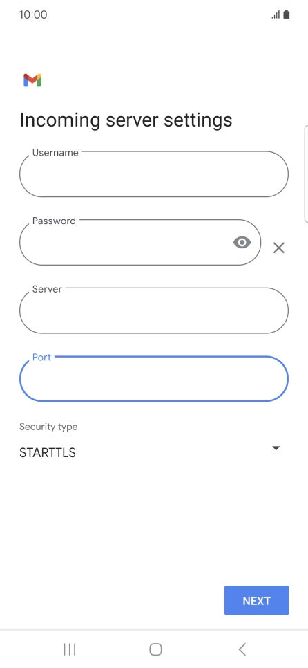 Press the drop down list below 