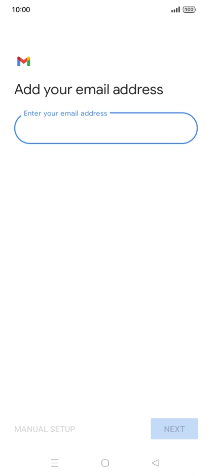 Press the field below 