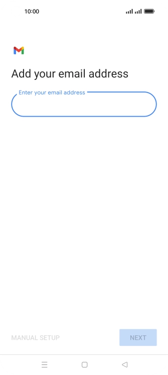 Press the field below 