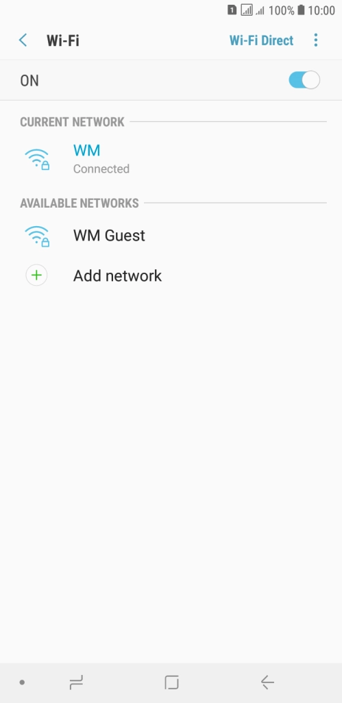 Press the Home key to return to the home screen.