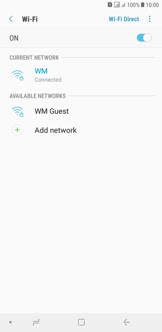 Press the Home key to return to the home screen.