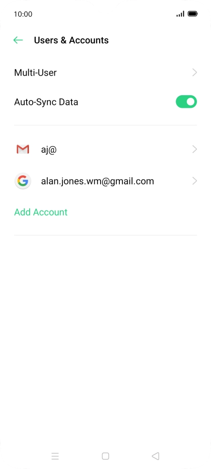 Press the Home key to return to the home screen.