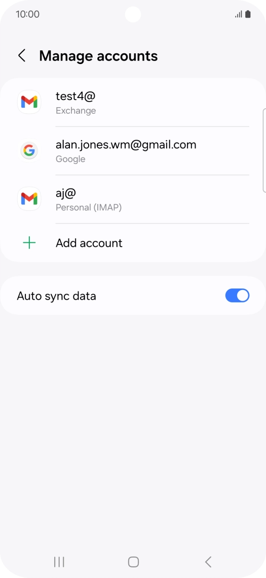 Press the Home key to return to the home screen.