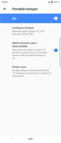 Press the Home key to return to the home screen.