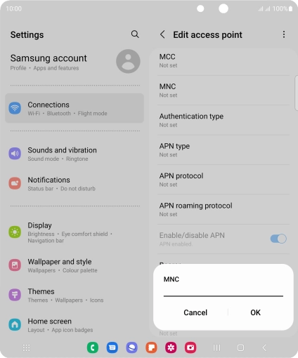Key in 33 and press OK.