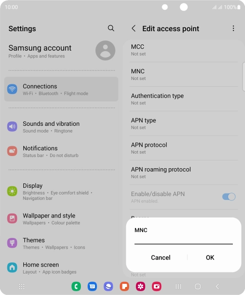 Key in 33 and press OK.